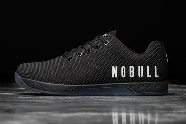 Nobull Superfabric Men's Trainers Black | Australia (TM9357)